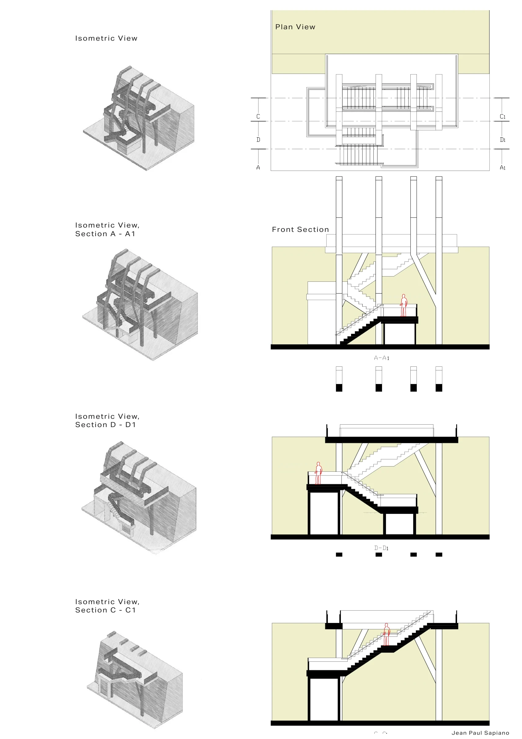 Staircase, sheet 3 of 3